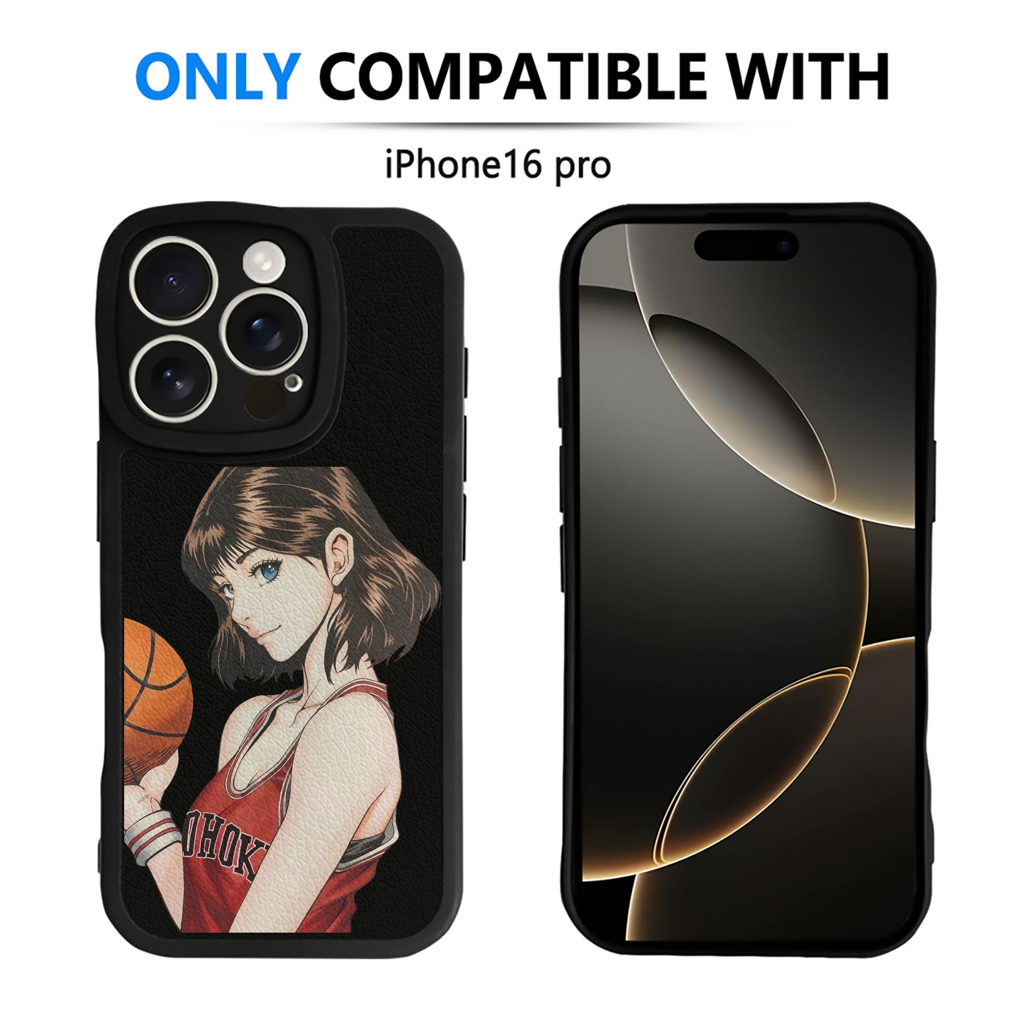 （画像用） SLAM DUNK／スラムダンク 【iPhone 16シリーズ対応】シリコンスマホケース（レザー調） 材質：シリコン